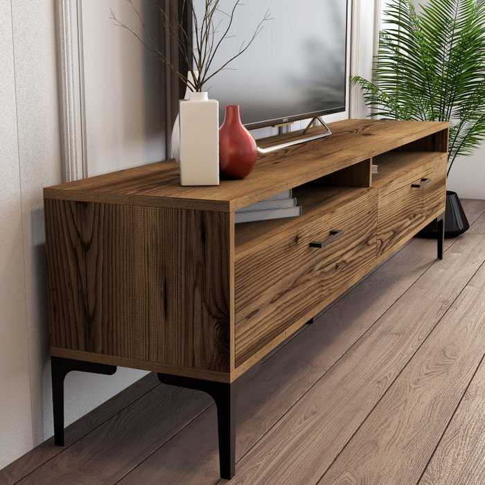 Hanah Home Istanbul - Mueble de TV Nogal